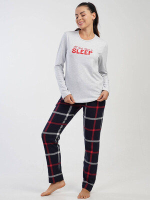 Купить Домашний комплект женский с длинным рукавом VIENETTA 2080125862 в Украина в Lingerie.ua - Одяг для дому та відпочинку, Фото 1