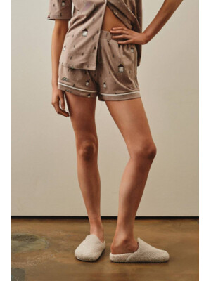 Купить Хлопковая пижама с рубашкой на пуговицах и шортами HAYS 27307 в Украина в Lingerie.ua - Одяг для дому та відпочинку, Фото 2