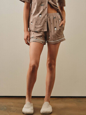 Купить Хлопковая пижама с рубашкой на пуговицах и шортами HAYS 27307 в Украина в Lingerie.ua - Одяг для дому та відпочинку, Фото 13