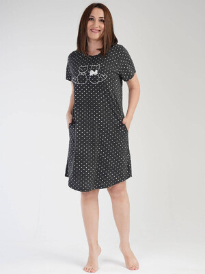 Купить Хлопковая туника с коротким рукавом VIENETTA 3031950451 в Украина в Lingerie.ua - Одяг для дому та відпочинку, Фото 8