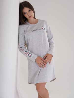 Купить Байкова туніка з довгим рукавом VIENETTA 3041213414 в Украина в Lingerie.ua - Одяг для дому та відпочинку, Фото 2