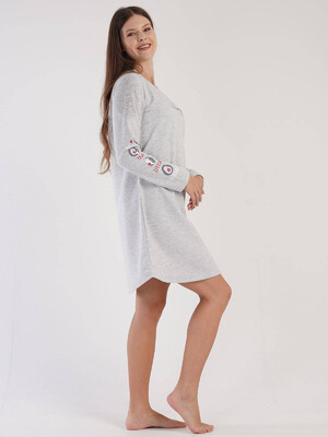 Купить Байкова туніка з довгим рукавом VIENETTA 3041213414 в Украина в Lingerie.ua - Одяг для дому та відпочинку, Фото 7