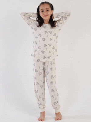 Купить Хлопковая пижама с длинным рукавом VIENETTA 3031463725 в Украина в Lingerie.ua - Одяг для дому та відпочинку, Фото 5