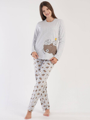 Купить Байковый комплект с длинным рукавом VIENETTA 3032710593 в Украина в Lingerie.ua - Одяг для дому та відпочинку, Фото 1