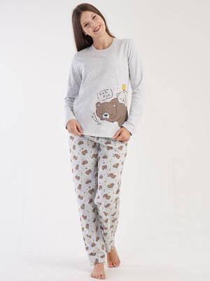 Купить Байковый комплект с длинным рукавом VIENETTA 3032710593 в Украина в Lingerie.ua - Одяг для дому та відпочинку, Фото 4