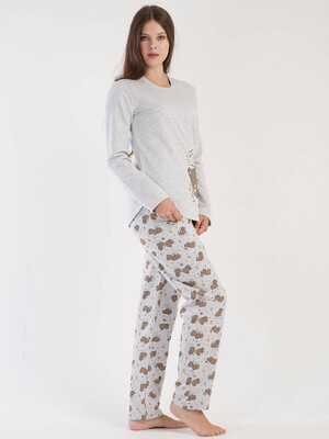 Купить Байковый комплект с длинным рукавом VIENETTA 3032710593 в Украина в Lingerie.ua - Одяг для дому та відпочинку, Фото 5