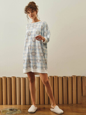 Купить Хлопковая туника с длинным рукавом HAYS 27166 в Украина в Lingerie.ua - Одяг для дому та відпочинку, Фото 2