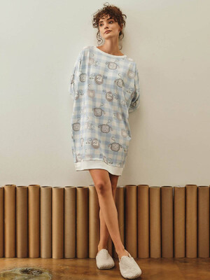 Купить Хлопковая туника с длинным рукавом HAYS 27166 в Украина в Lingerie.ua - Одяг для дому та відпочинку, Фото 17