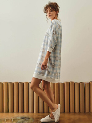 Купить Хлопковая туника с длинным рукавом HAYS 27166 в Украина в Lingerie.ua - Одяг для дому та відпочинку, Фото 15