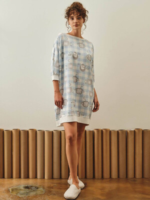 Купить Хлопковая туника с длинным рукавом HAYS 27166 в Украина в Lingerie.ua - Одяг для дому та відпочинку, Фото 11