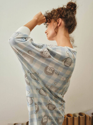 Купить Хлопковая туника с длинным рукавом HAYS 27166 в Украина в Lingerie.ua - Одяг для дому та відпочинку, Фото 10