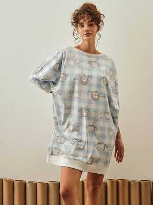 Купить Хлопковая туника с длинным рукавом HAYS 27166 в Украина в Lingerie.ua - Одяг для дому та відпочинку, Фото 6