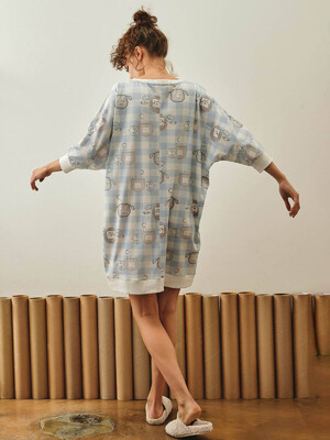 Купить Хлопковая туника с длинным рукавом HAYS 27166 в Украина в Lingerie.ua - Одяг для дому та відпочинку, Фото 4