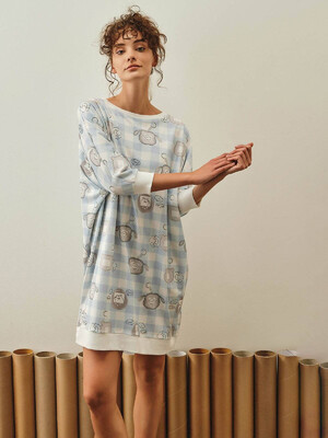 Купить Хлопковая туника с длинным рукавом HAYS 27166 в Украина в Lingerie.ua - Одяг для дому та відпочинку, Фото 3