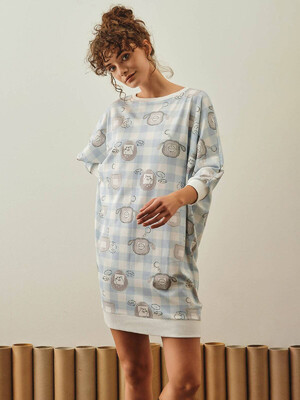 Купить Хлопковая туника с длинным рукавом HAYS 27166 в Украина в Lingerie.ua - Одяг для дому та відпочинку, Фото 18