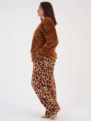 Купить Тёплый домашний костюм из велсофта VIENETTA 3030710417 в Украина в Lingerie.ua - Одяг для дому та відпочинку, Фото 2