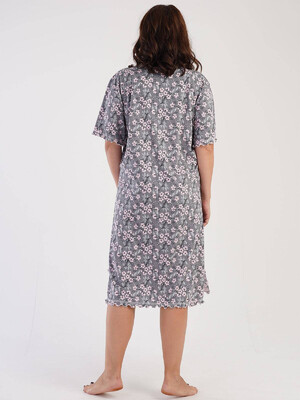 Купить Хлопковая ночная сорочка с коротким рукавом VIENETTA 3032444899 в Украина в Lingerie.ua - Одяг для дому та відпочинку, Фото 2