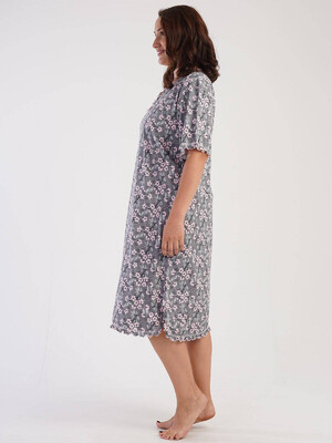 Купить Хлопковая ночная сорочка с коротким рукавом VIENETTA 3032444899 в Украина в Lingerie.ua - Одяг для дому та відпочинку, Фото 3