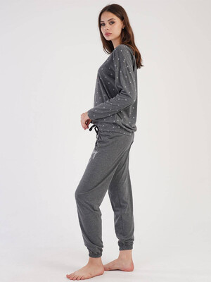 Купить Хлопковый комплект с длинным рукавом VIENETTA 3051541858 в Украина в Lingerie.ua - Одяг для дому та відпочинку, Фото 4