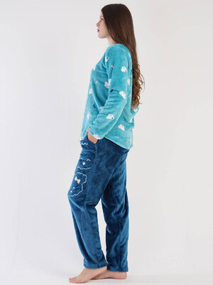 Купить Теплая плюшевая пижама VIENETTA 3030930257 в Украина в Lingerie.ua - Одяг для дому та відпочинку, Фото 8