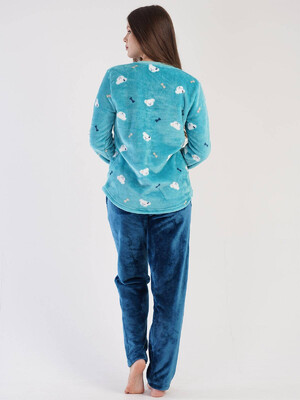 Купить Теплая плюшевая пижама VIENETTA 3030930257 в Украина в Lingerie.ua - Одяг для дому та відпочинку, Фото 6