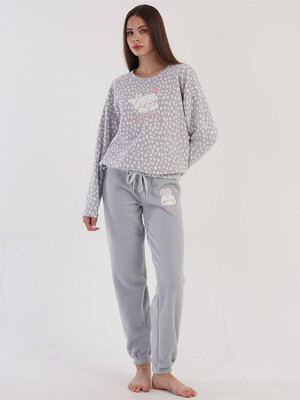 Купить Флисовый теплый домашний костюм VIENETTA 3030582640 в Украина в Lingerie.ua - Одяг для дому та відпочинку, Фото 1