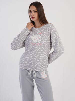 Купить Флисовый теплый домашний костюм VIENETTA 3030582640 в Украина в Lingerie.ua - Одяг для дому та відпочинку, Фото 2