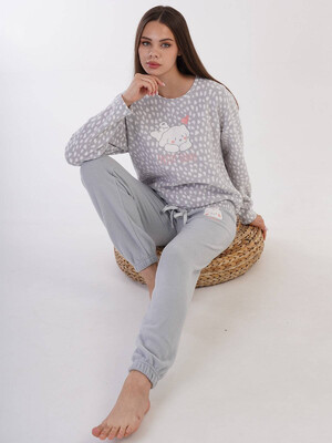 Купить Флисовый теплый домашний костюм VIENETTA 3030582640 в Украина в Lingerie.ua - Одяг для дому та відпочинку, Фото 4