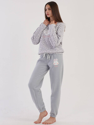 Купить Флисовый теплый домашний костюм VIENETTA 3030582640 в Украина в Lingerie.ua - Одяг для дому та відпочинку, Фото 5