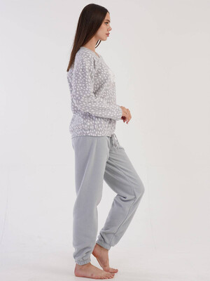 Купить Флисовый теплый домашний костюм VIENETTA 3030582640 в Украина в Lingerie.ua - Одяг для дому та відпочинку, Фото 6