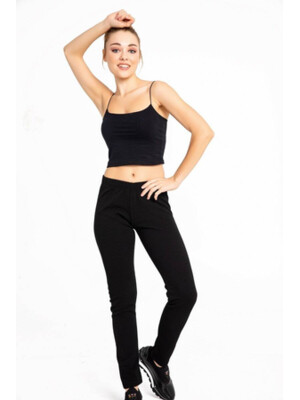 Легенсы черные замшевые COCOON Е71-8603 