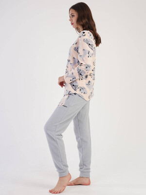 Купить Флисовая теплая  пижама VIENETTA 3040480303 в Украина в Lingerie.ua - Одяг для дому та відпочинку, Фото 2