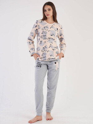 Купить Флисовая теплая  пижама VIENETTA 3040480303 в Украина в Lingerie.ua - Одяг для дому та відпочинку, Фото 4