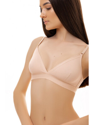 Хлопковый бюстгальтер бралетт JASMINE ELIS 1908