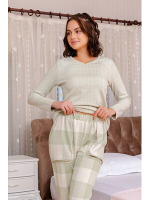 Купить Кашеміровий костюм із кишенями MISSENDO U6771 в Украина в Lingerie.ua - Одяг для дому та відпочинку, Фото 10