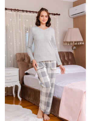 Купить Кашеміровий костюм із кишенями MISSENDO U6771 в Украина в Lingerie.ua - Одяг для дому та відпочинку, Фото 3