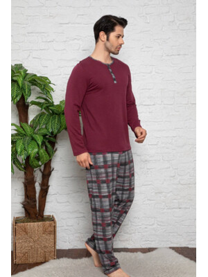 Купить Байковая пижама с брюками в клетку HALLMARK U-39481 в Украина в Lingerie.ua - Одяг для дому та відпочинку, Фото 2