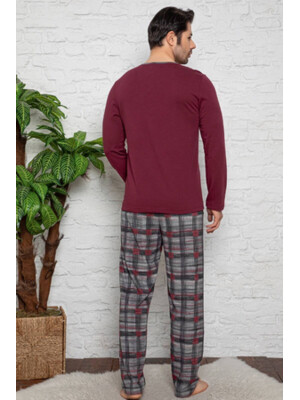 Купить Байковая пижама с брюками в клетку HALLMARK U-39481 в Украина в Lingerie.ua - Одяг для дому та відпочинку, Фото 3