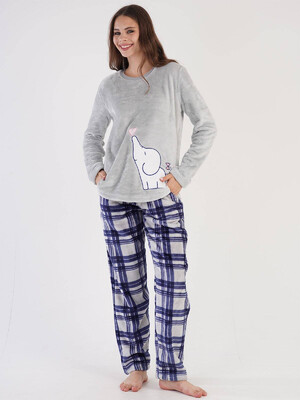 Теплый домашний костюм из велсофта VIENETTA 3030742656