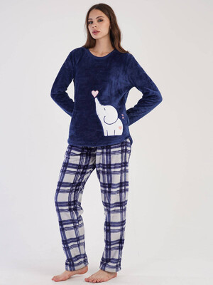 Купить Теплый домашний костюм из велсофта VIENETTA 3030742656 в Украина в Lingerie.ua - Одяг для дому та відпочинку, Фото 2