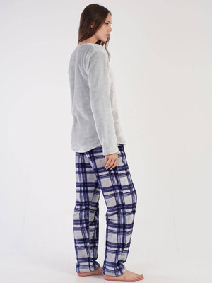 Купить Теплый домашний костюм из велсофта VIENETTA 3030742656 в Украина в Lingerie.ua - Одяг для дому та відпочинку, Фото 7