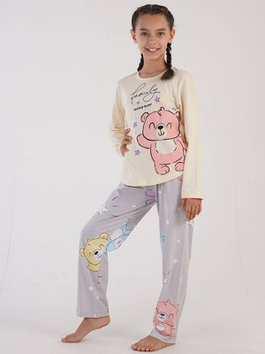 Купить Хлопковая пижама с брюками VIENETTA KIDS 3051341510 в Украина в Lingerie.ua - Одяг для дому та відпочинку, Фото 5