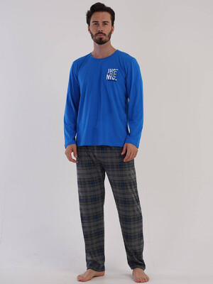 Купить Хлопковая пижама с длинным рукавом VIENETTA MAN 3050300834 в Украина в Lingerie.ua - Одяг для дому та відпочинку, Фото 2