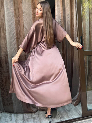 Купить Шелковое кимоно длинное LINGERIE 170668 в Украина в Lingerie.ua - Одяг для дому та відпочинку, Фото 5