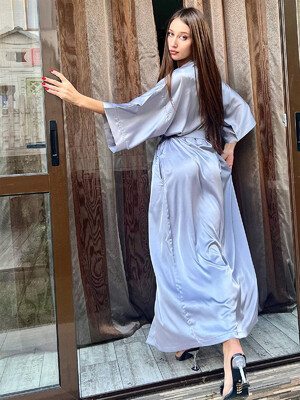 Купить Шелковое кимоно длинное LINGERIE 170668 в Украина в Lingerie.ua - Одяг для дому та відпочинку, Фото 7