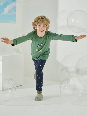 Купить Хлопковая пижама с длинным рукавом ZEY ZEY 8595 в Украина в Lingerie.ua - Одяг для дому та відпочинку, Фото 6