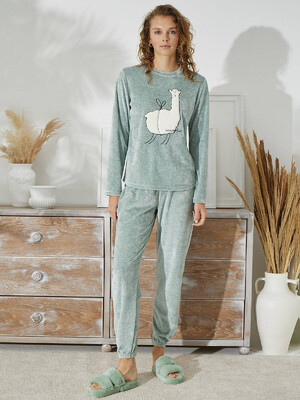 Купить Велюровий комплект зі штанами SEVIM 15189 в Украина в Lingerie.ua - Одяг для дому та відпочинку, Фото 2