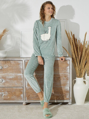 Купить Велюровий комплект зі штанами SEVIM 15189 в Украина в Lingerie.ua - Одяг для дому та відпочинку, Фото 3