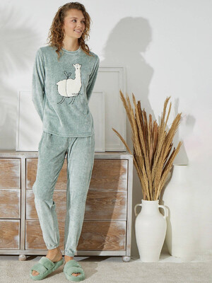 Купить Велюровий комплект зі штанами SEVIM 15189 в Украина в Lingerie.ua - Одяг для дому та відпочинку, Фото 4