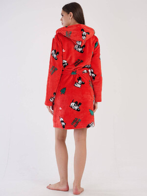 Купить Плюшевий халат із велсофту з капюшоном VIENETTA 3052140232 в Украина в Lingerie.ua - Одяг для дому та відпочинку, Фото 2